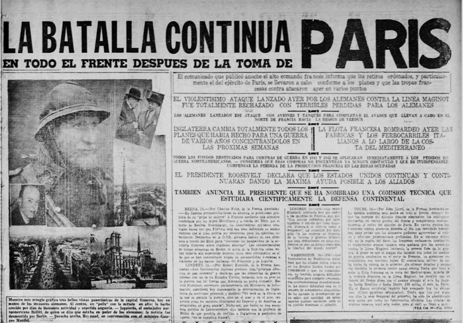 Prensa costarricense y hechos destacados de la Segunda Guerra Mundial  (1939-1945)