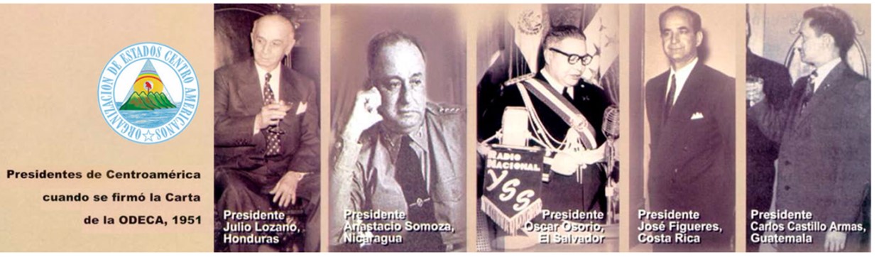 Presidentes centroamericanos en 1951