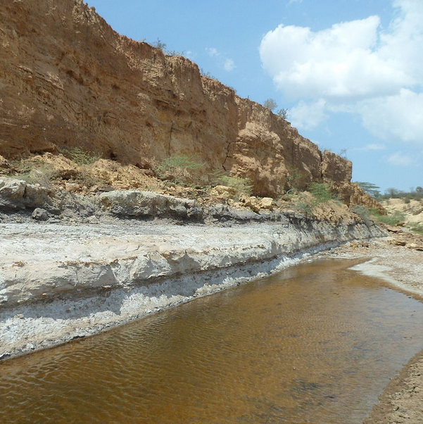 "Parte del río Urumaco" de Makario Carrasquero. Recuperado de https://commons.wikimedia.org/wiki/File:Urumaco..JPG
