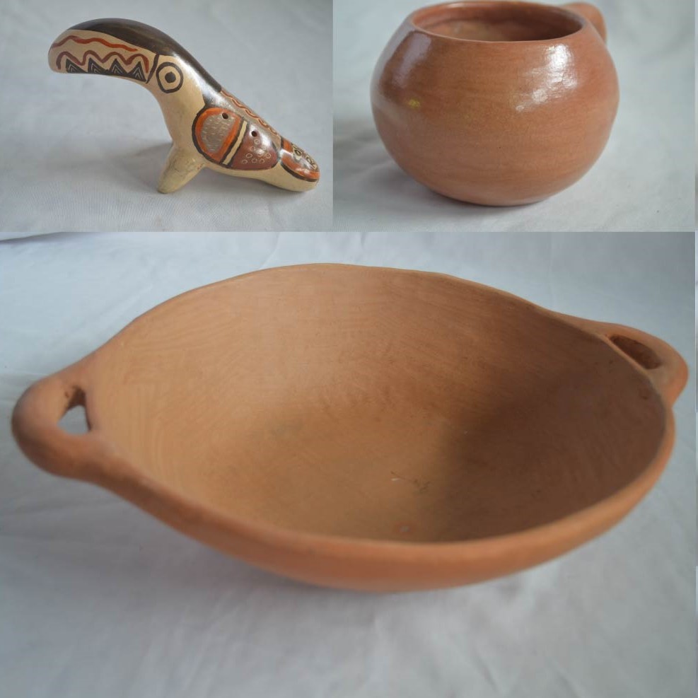 Piezas cerámicas elaboradas por los artesanos de la zona de estudio (Guadamuz et al. 2023; FIg. 2)