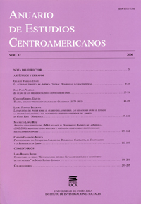 Anuario de Estudios Centroamericanos, Vol. 32 (2006)