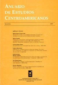 Anuario de Estudios Centroamericanos, Vol. 25, No. 1 (1999)