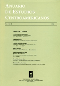 Anuario de Estudios Centroamericanos, Vol. 24 (1998)