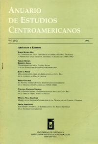 Anuario de Estudios Centroamericanos, Vol. 22, No. 2 (1996)