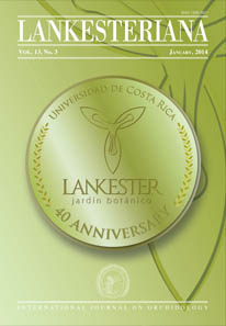 					Ver 2013: Lankesteriana: Volumen 13, Número 3
				