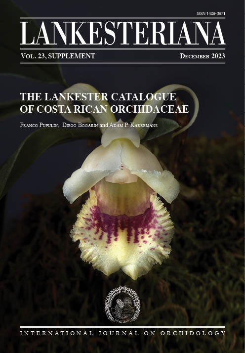 					View 2023: Lankesteriana: Volume 23, Supplement
				